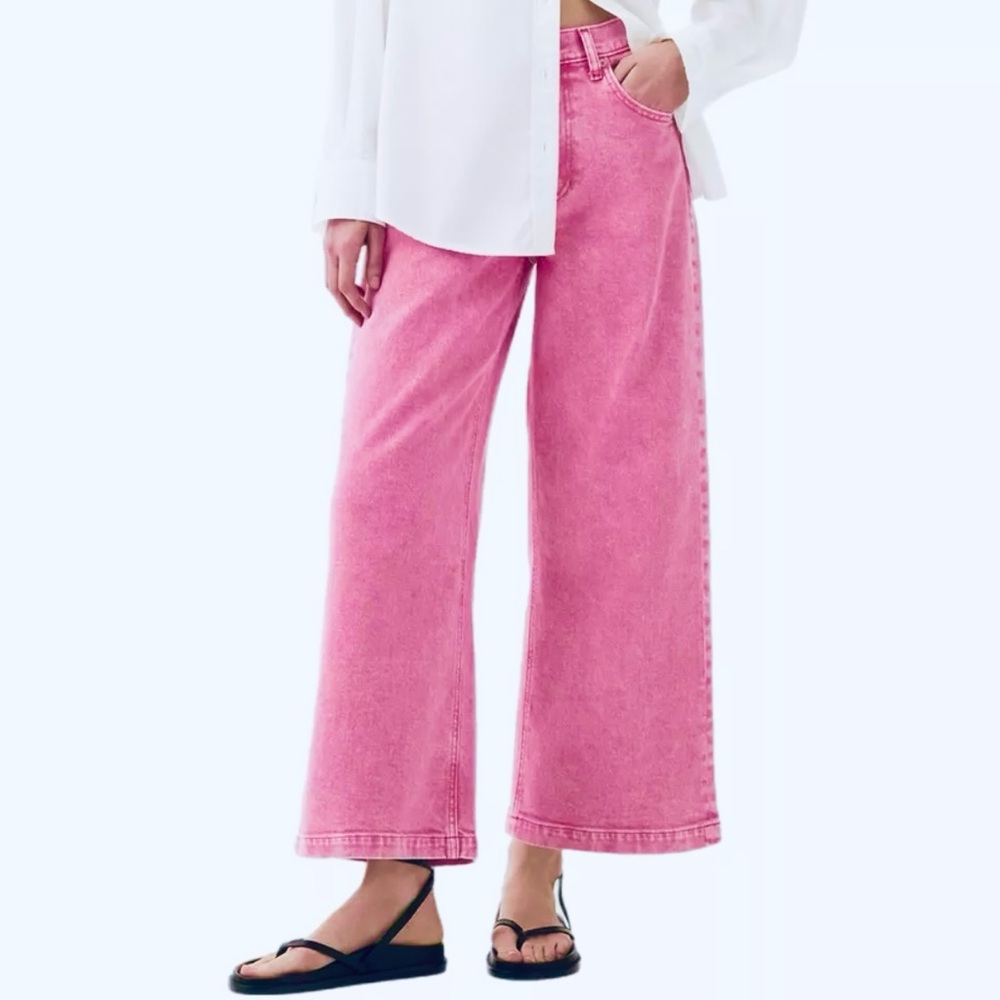 Gap High Rise Wide Leg Jeans